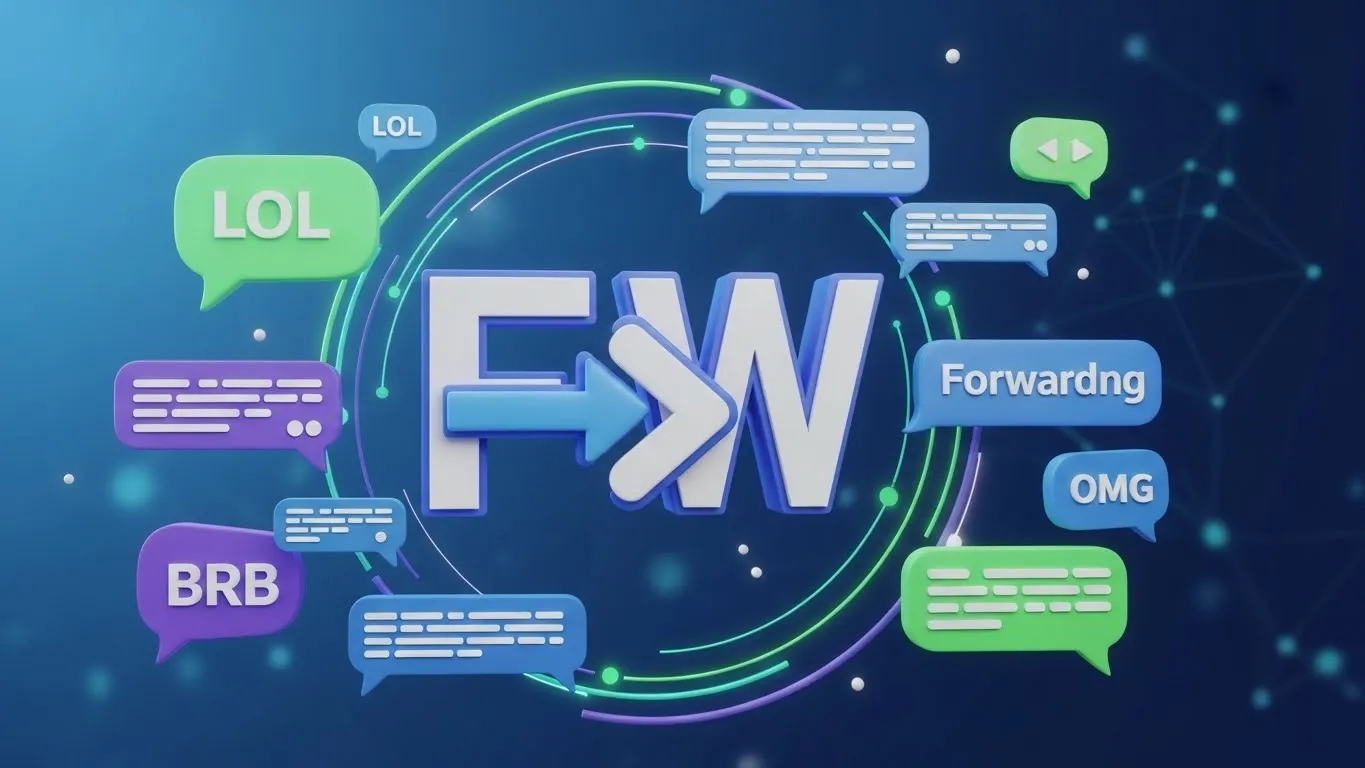 FW meaning in text