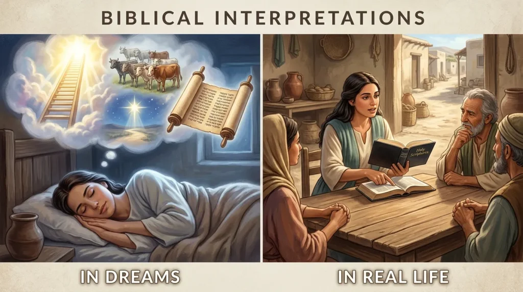 Biblical Interpretations in Dreams or Real Life