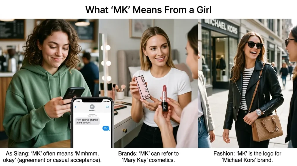 MK Meaning From a Girl