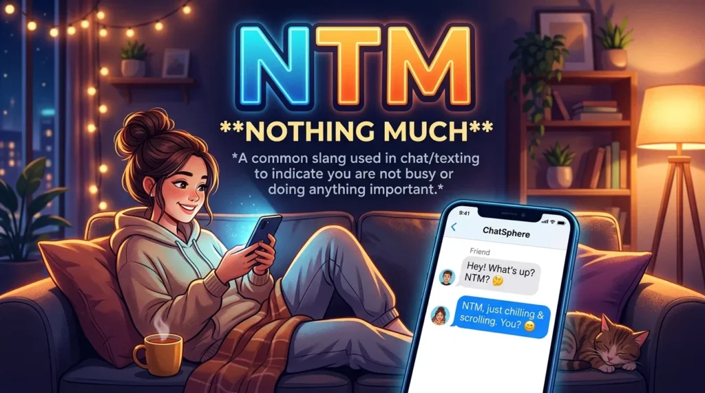 NTM Slang Meaning in Chat