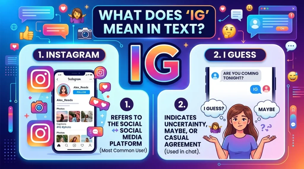 What Does IG Mean in Text