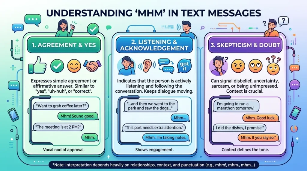 What Does MHM Mean in a Text Message