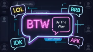 BTW meaning in chat
