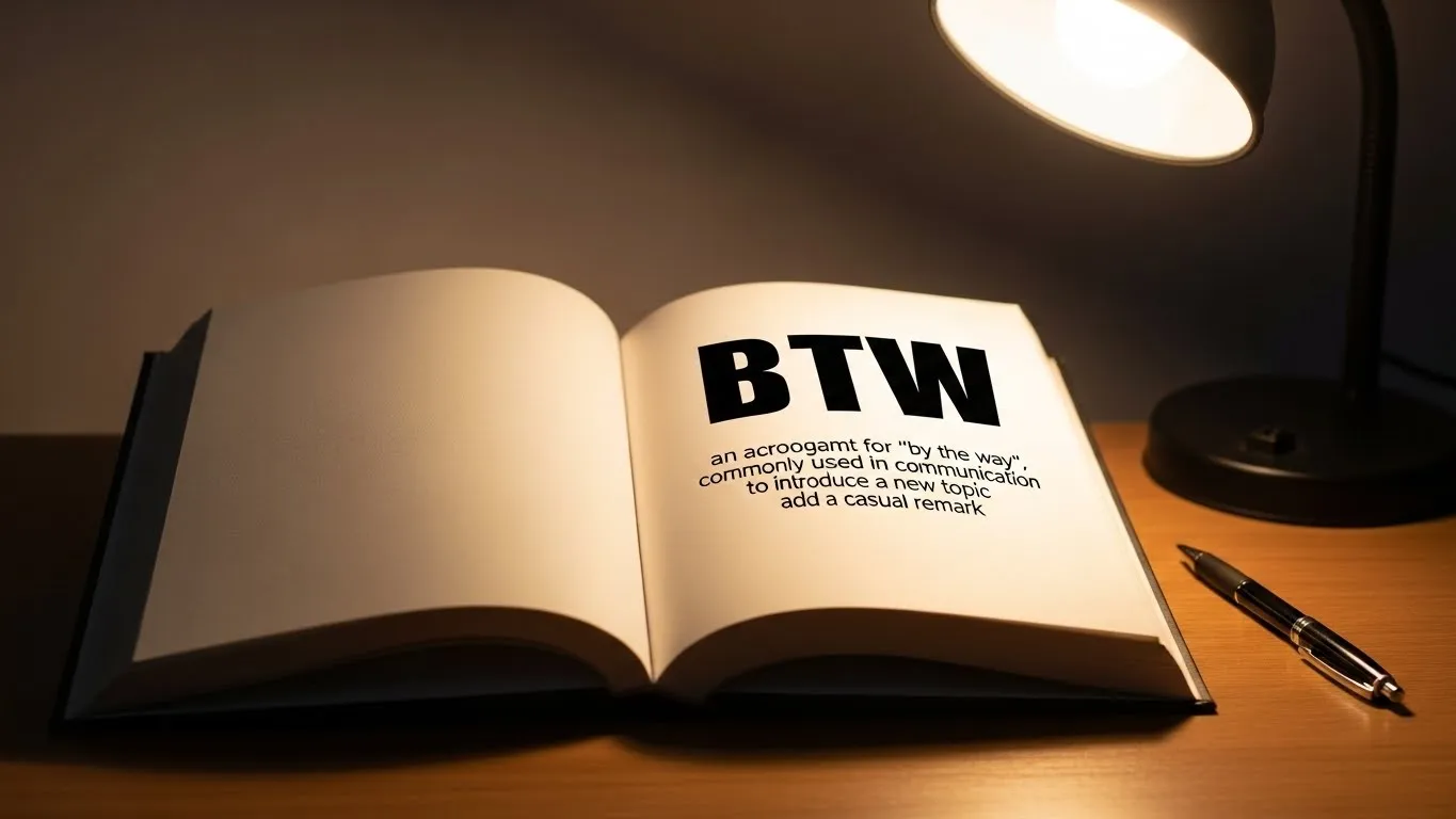 BTW text meaning