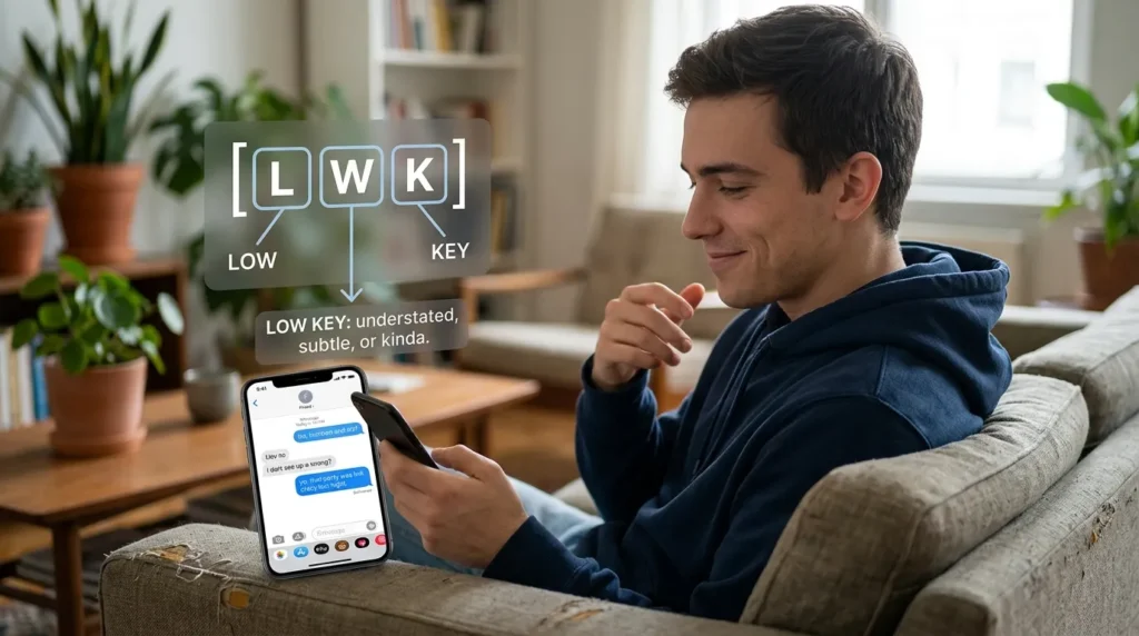 what is lwk in text from a guy