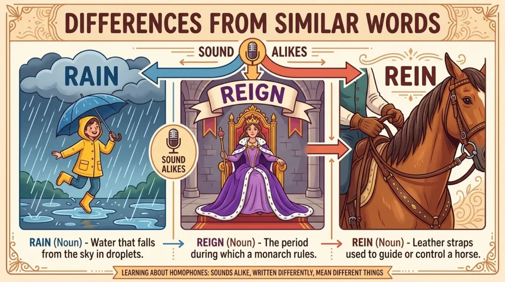 Differences from Similar Words