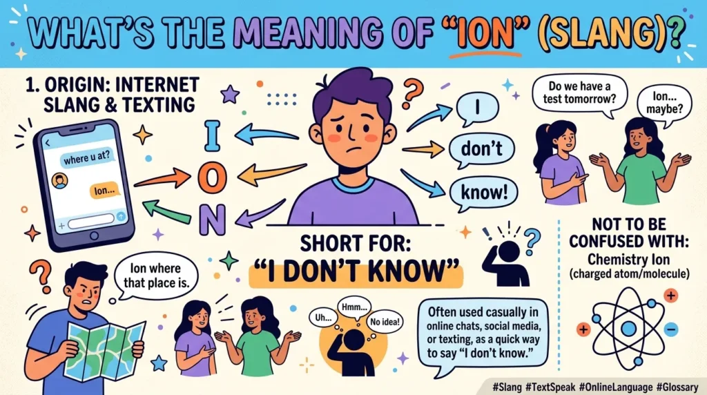 What Does ION Mean in Text