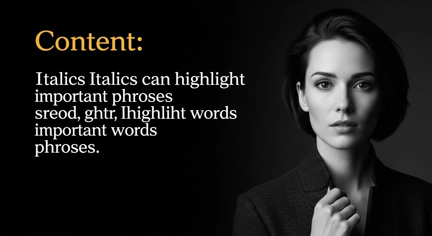 italics meaning