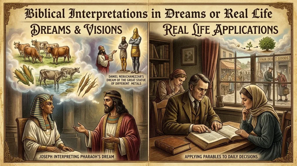 Biblical Interpretations in Dreams or Real Life