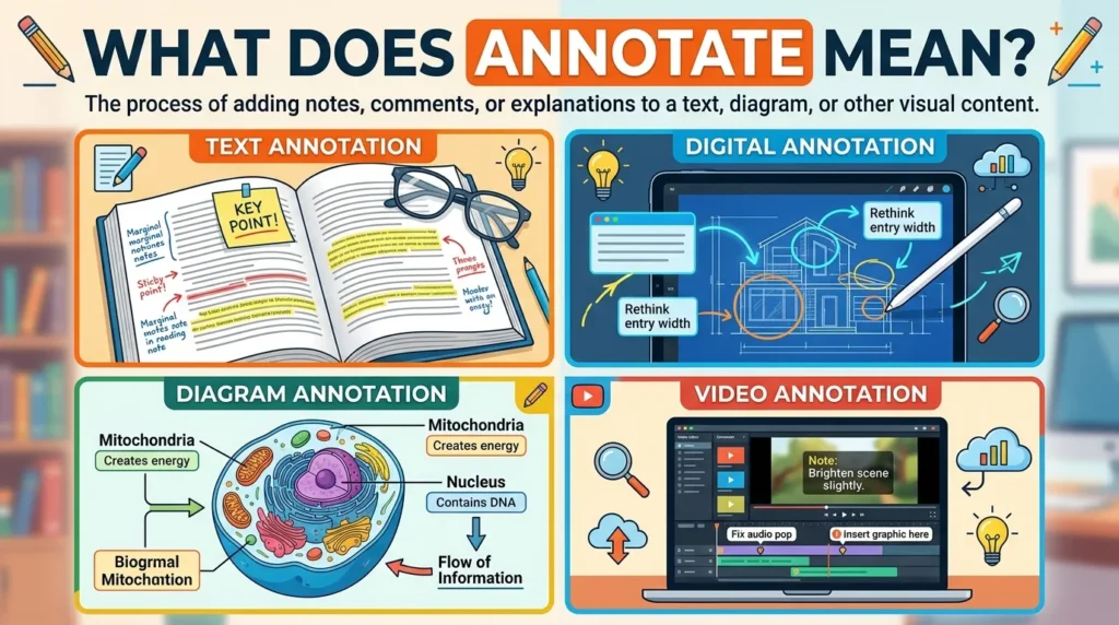 What Does Annotate Mean