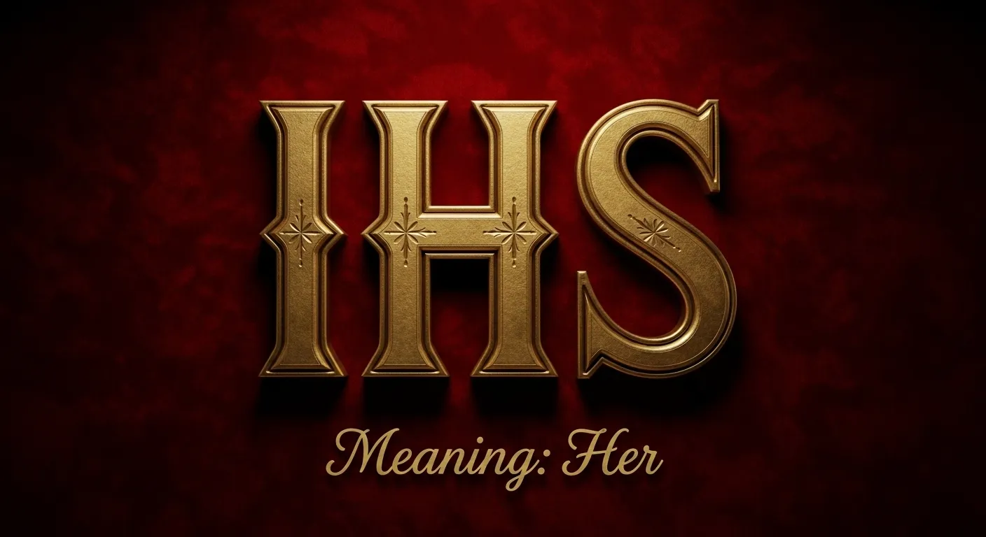 IHS Meaning Bible Christian Meaning