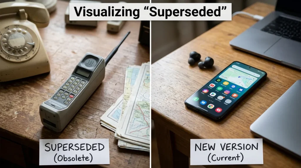 superseded betekenis