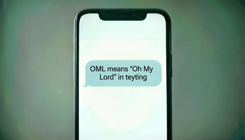 OML Meaning in Texting 😳 Definition + Real Examples