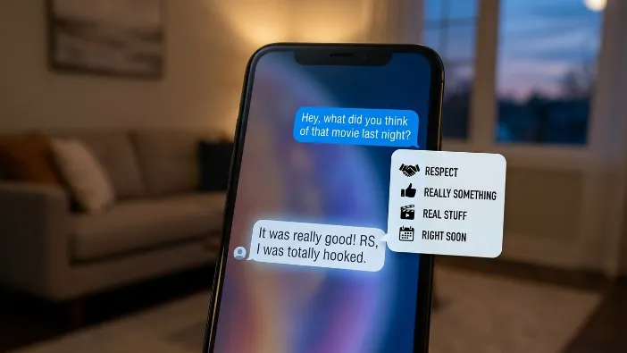 RS Meaning in Text