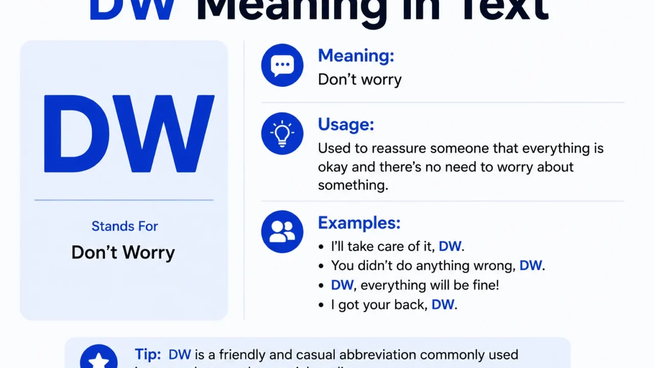 DW Meaning in Text Conversations ❤️