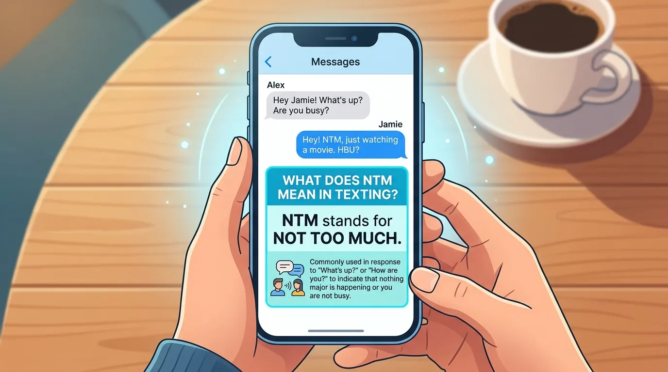 NTM Meaning in Text