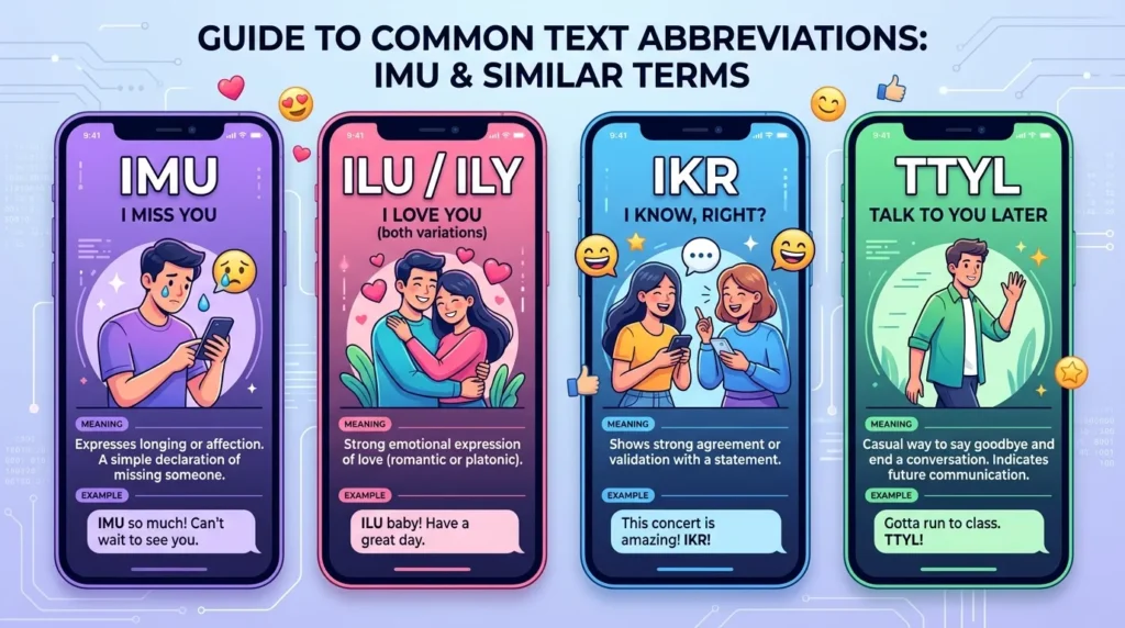 IMU vs Similar Text Abbreviations