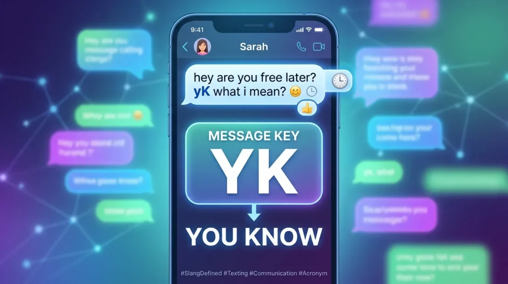 What Does YK Mean in Text