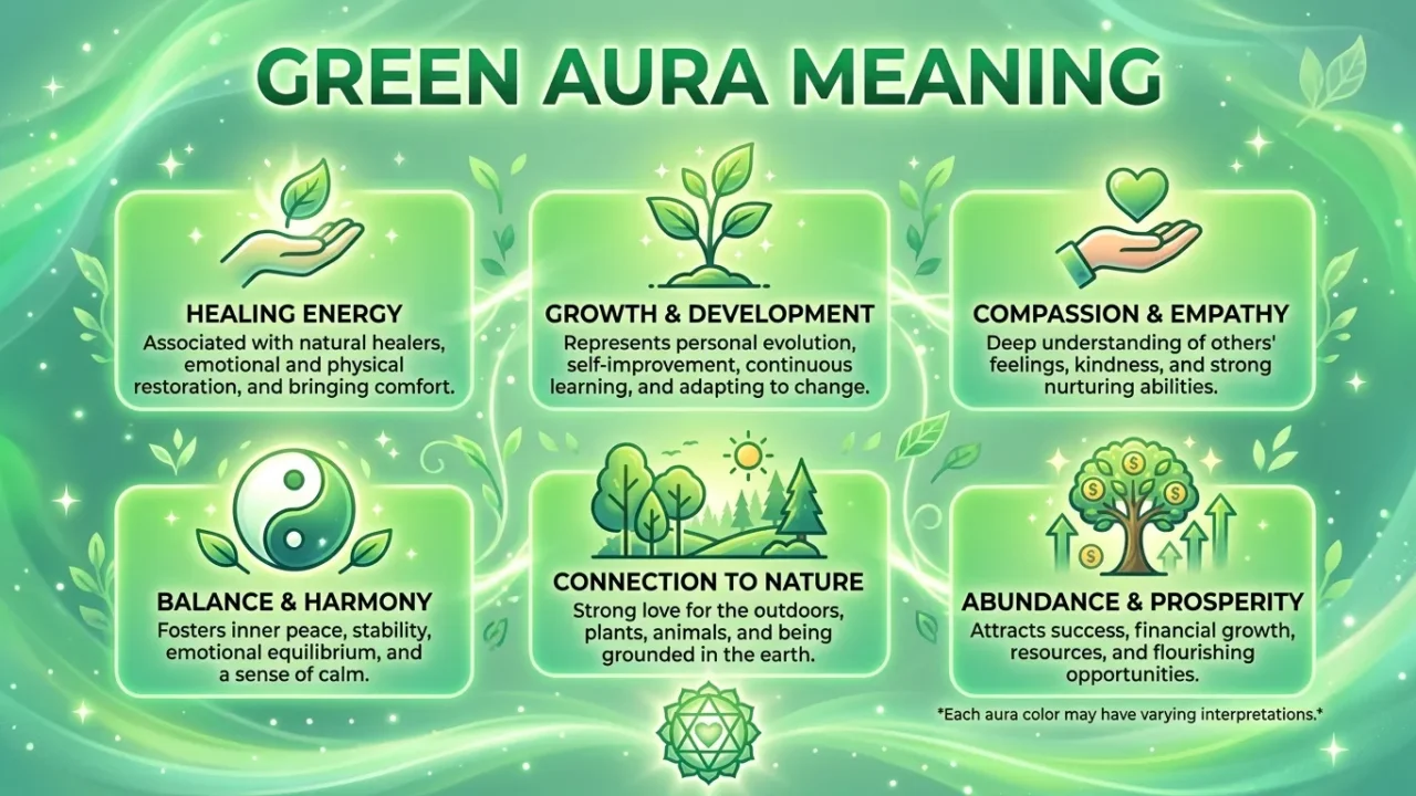 Green Aura Meaning in Text & Social Media 💬