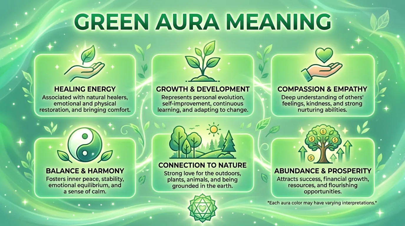 Green Aura Meaning in Text
