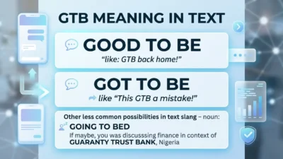 GTB Meaning in Text