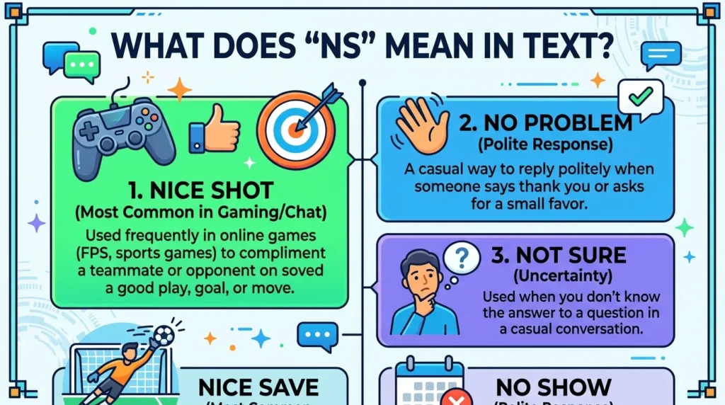 What Does NS Mean in Text