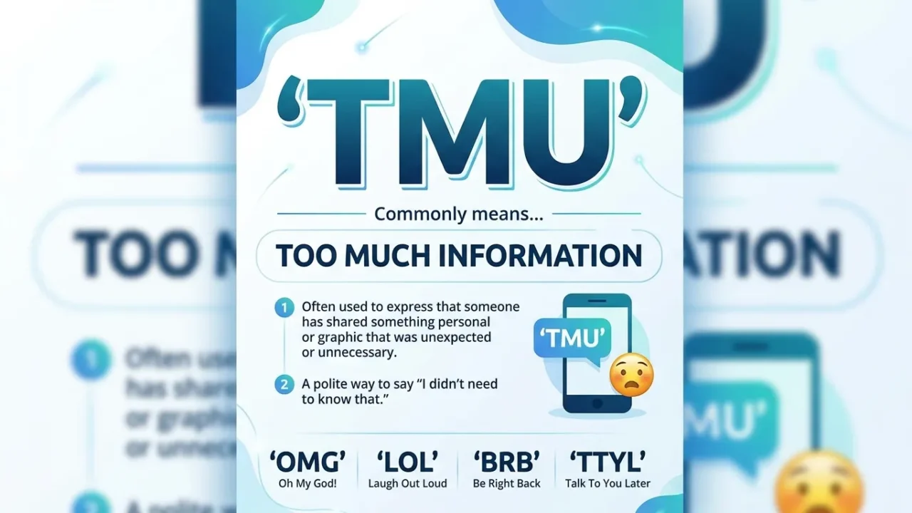 TMU Meaning in Text 💬Complete Guide for Beginners