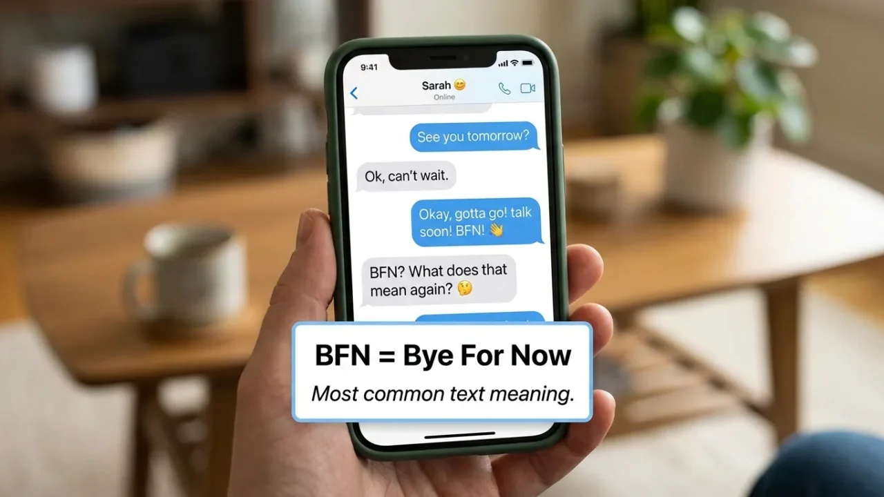 BFN Meaning in Text 👋Definition, Usage & Chat Examples 2026