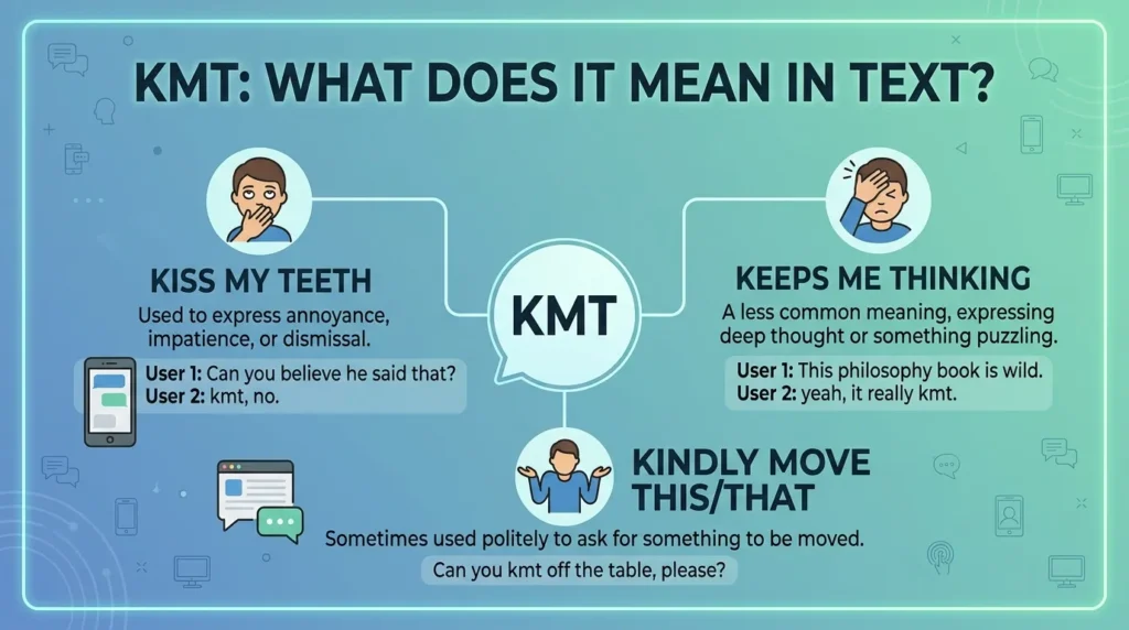 What Does KMT Mean in Text