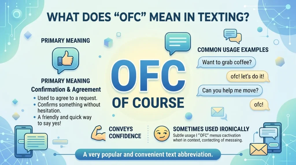 What Does OFC Meaning in Text